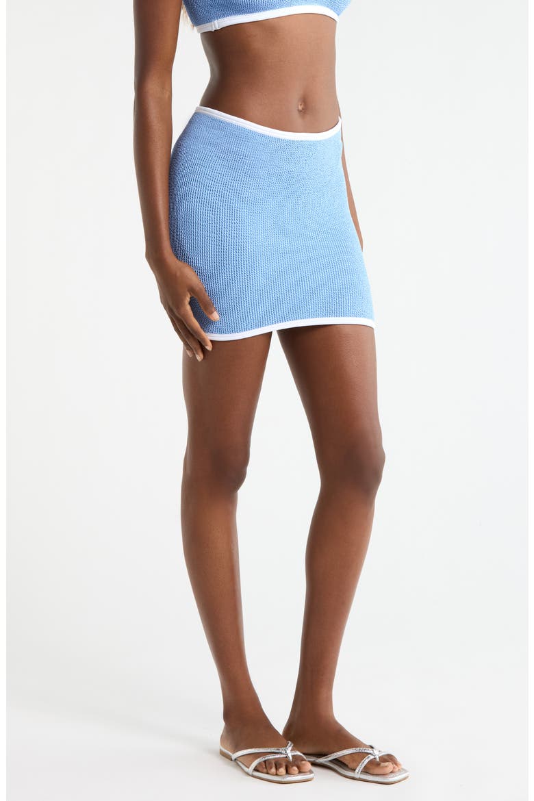 Devyn 2-in-1 Swim Skirt/Tube Top, Alternate, color, CORNFLOWER/ WHITE