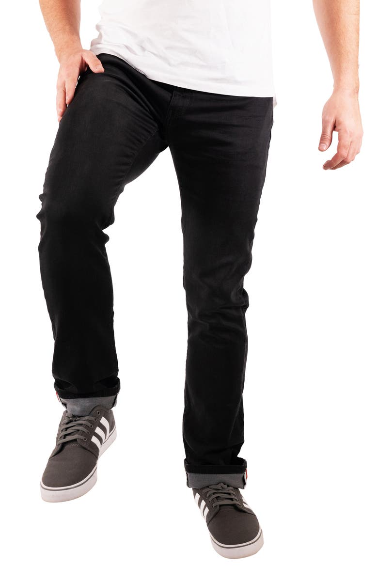 Stretch Jeans, Alternate, color, BLACKDNU