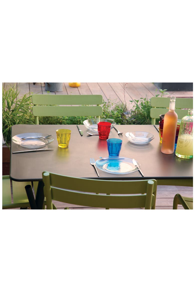 Set of 6 8.75-Ounce Rainbow Tempered Glass French Tumblers, Alternate, color, MULTI