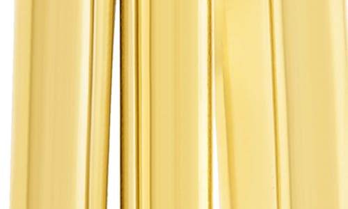 Sterling Forever Davina Square Triple Hoop Earrings In Gold