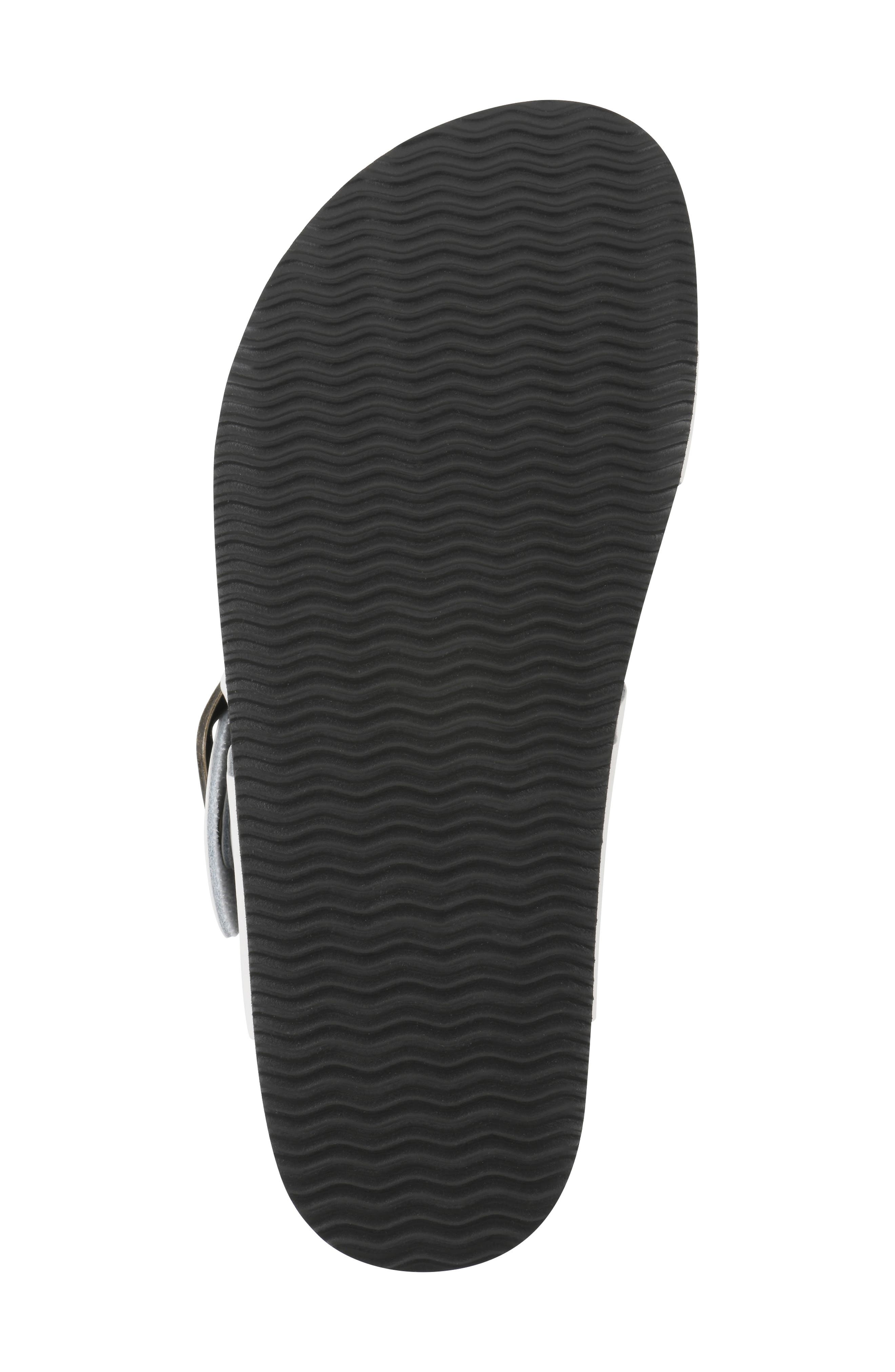 Harleta Footbed Sandal, Alternate, color, WHITE/ LEATHER