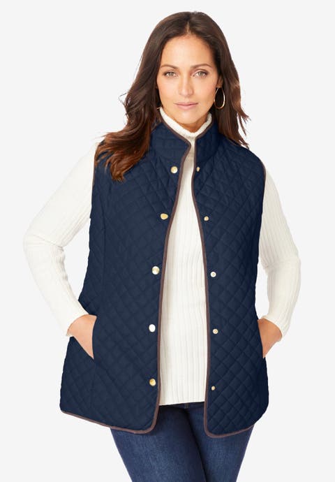 Quilted Vest (Plus)
