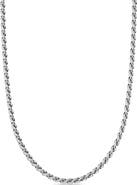 David Yurman Sculpted Cable Chain Necklace, 3.7mm