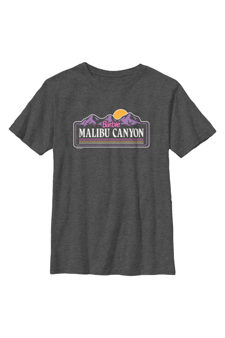 Boys' Malibu Canyon Sign T-Shirt, Main, color, Dark Heather
