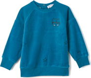 Charlotte & George Prince Print Cotton Velour Sweatshirt