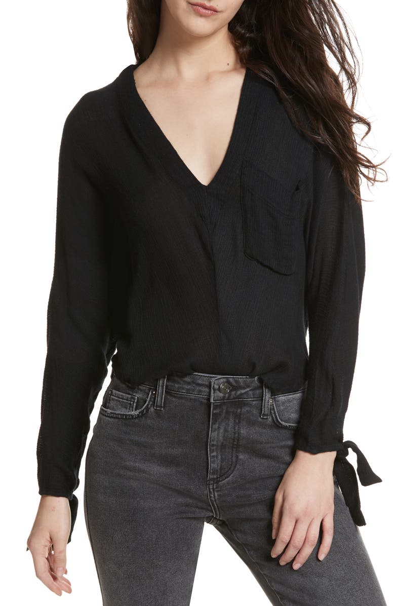 Free People Morning Dolman Sleeve Blouse, Main, color, 