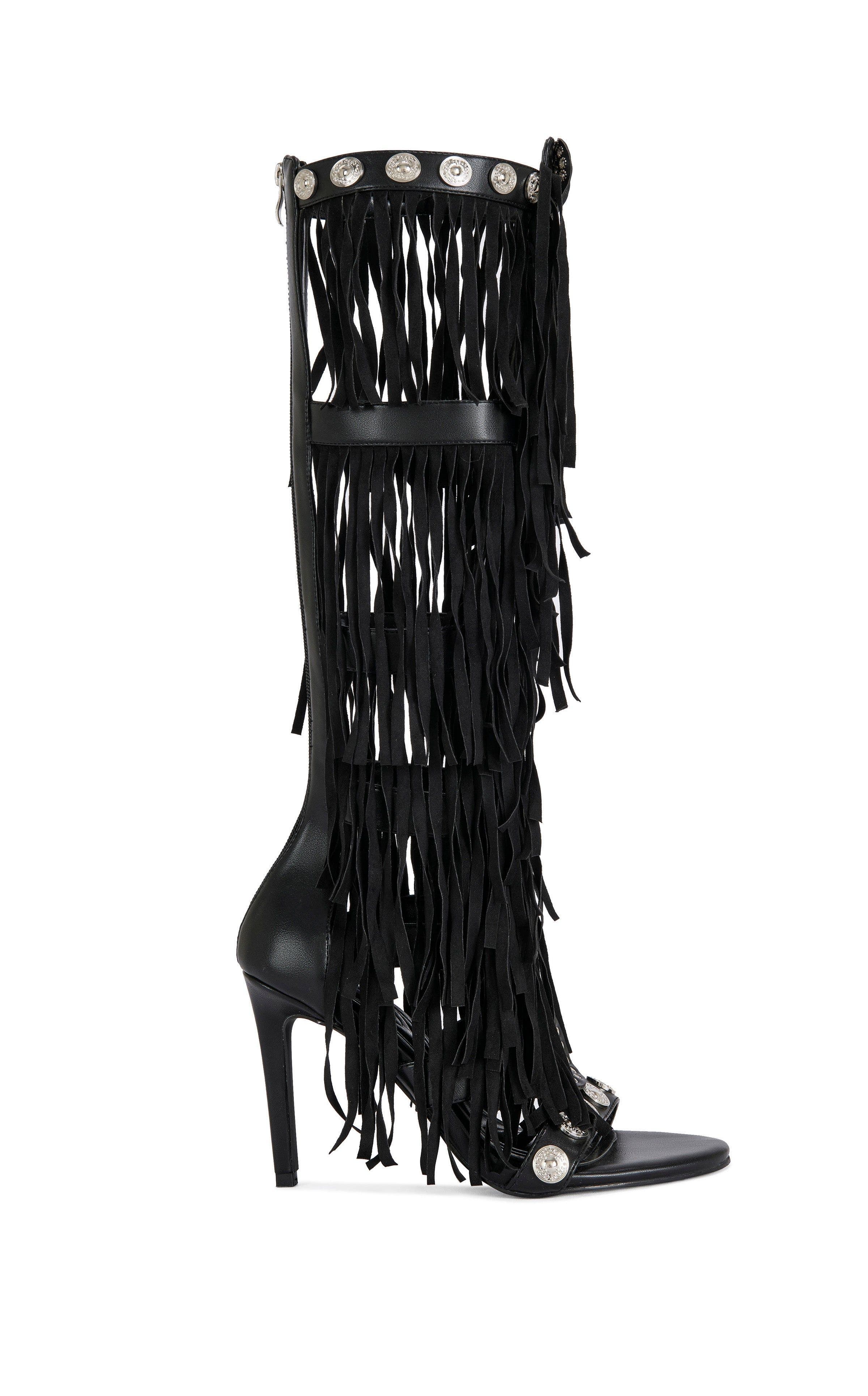 AZALEA WANG Sameya Stiletto Sandal, Main, color, Black
