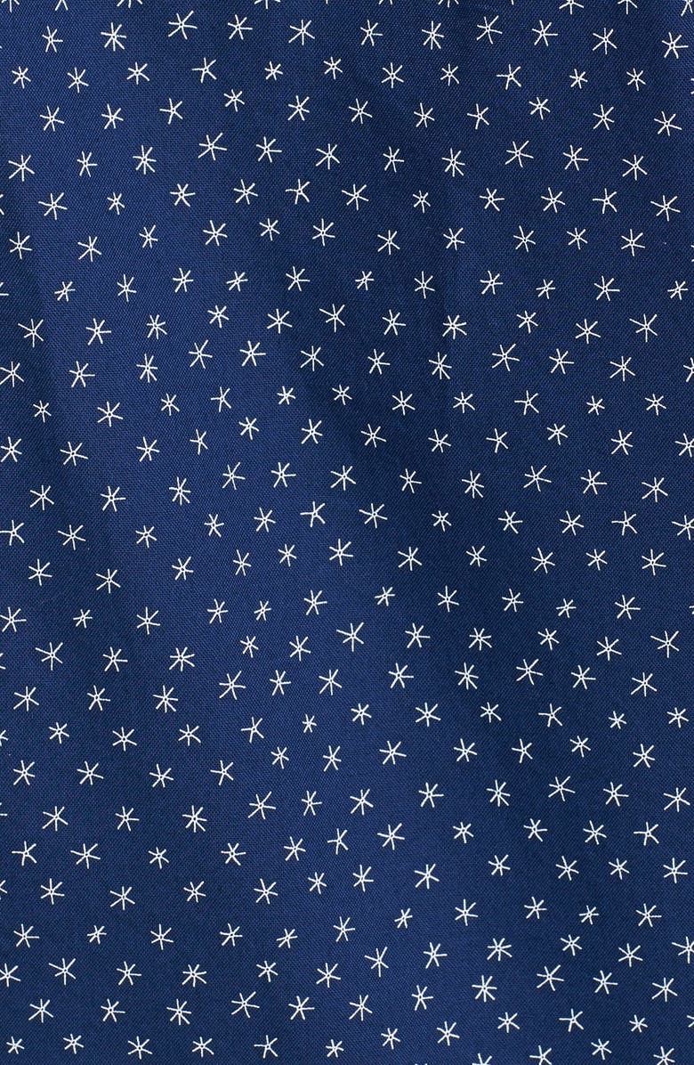 Topman Star Print Cotton Shirt, Alternate, color, 