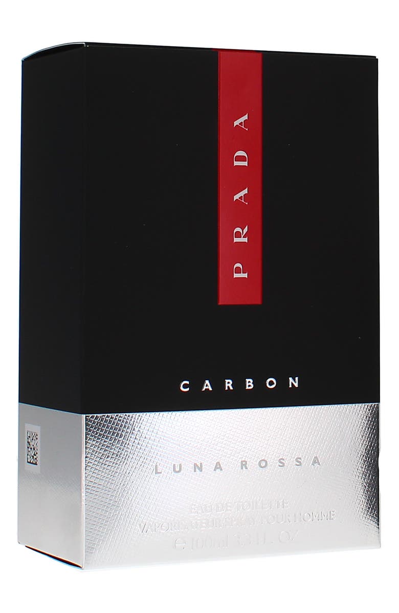 Prada Luna Rossa Carbon Eau de Toilette, Alternate, color, Black