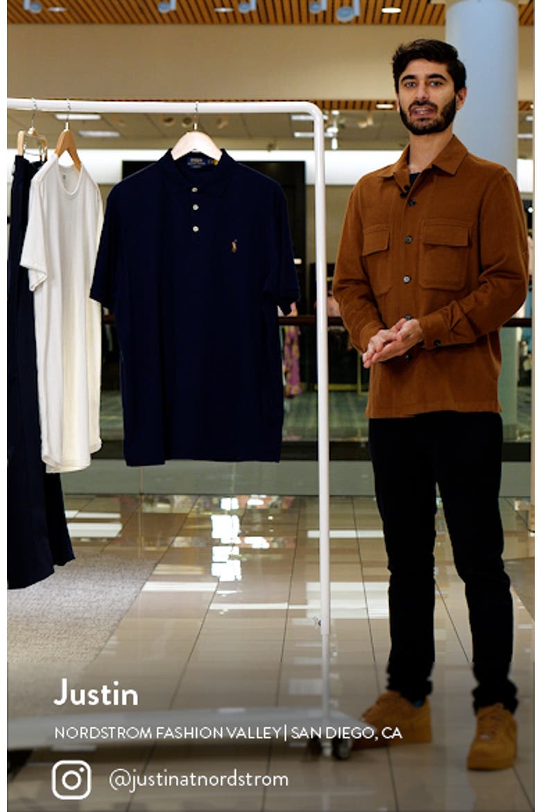 Classic Fit Soft Pima Cotton Polo Shirt video