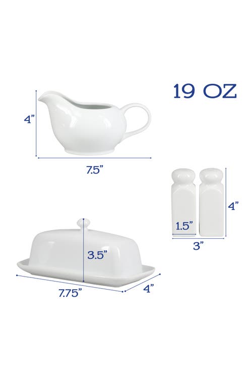 Bia Cordon Bleu Porcelain Table Set In White
