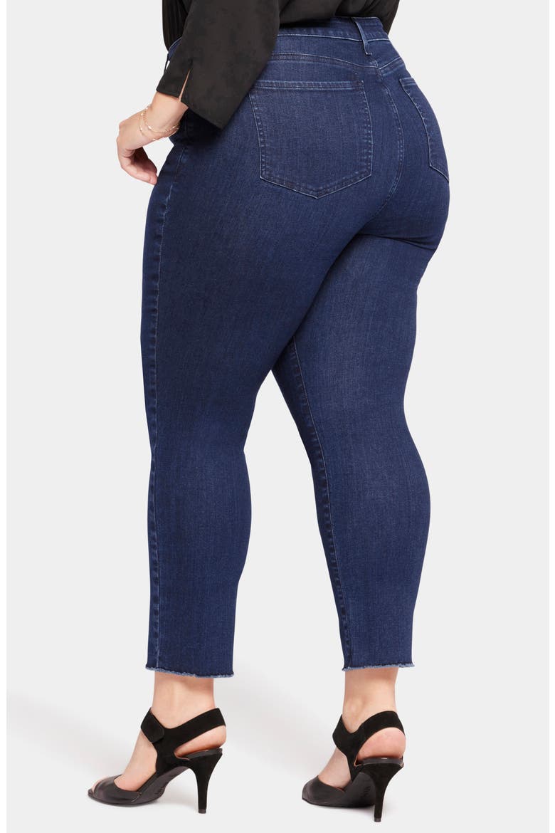 Sheri Fray Hem Ankle Slim Jeans, Alternate, color, MYSTIQUE