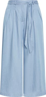 City Chic Santorini Belted Wide Leg Pants