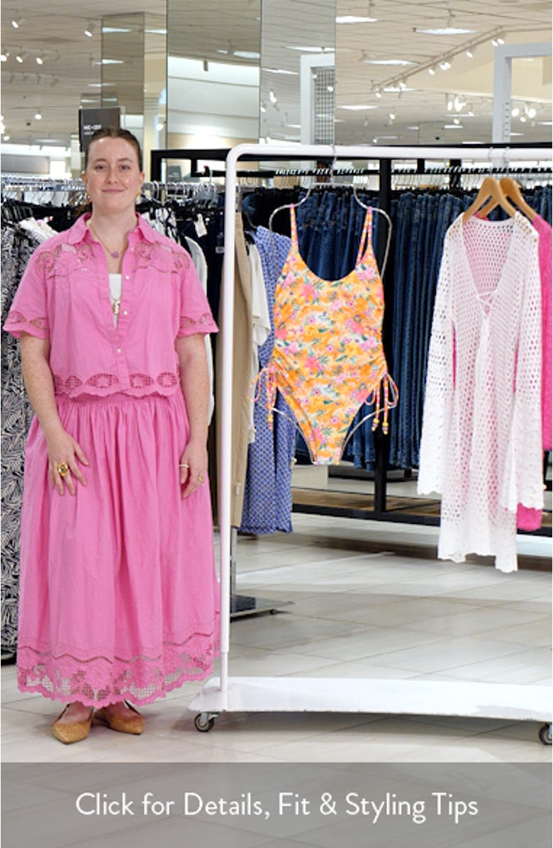 Cinched Tie One-Piece Swimsuit, sales video thumbnail
