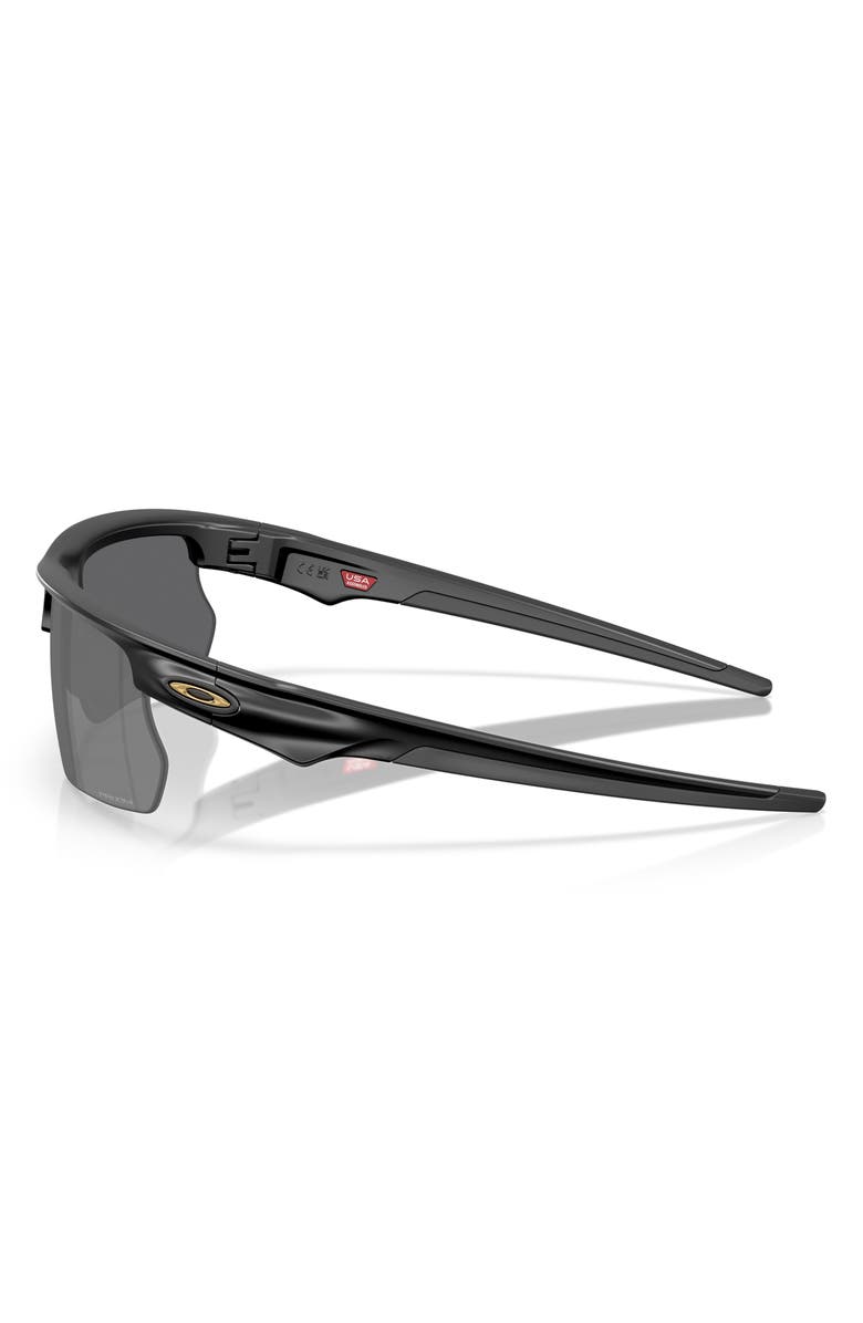 Oakley Bisphera 68mm Prizm<sup>™</sup> Gradient Oversize Rectangular Sunglasses, Alternate, color, Matte Black / Prizm Black