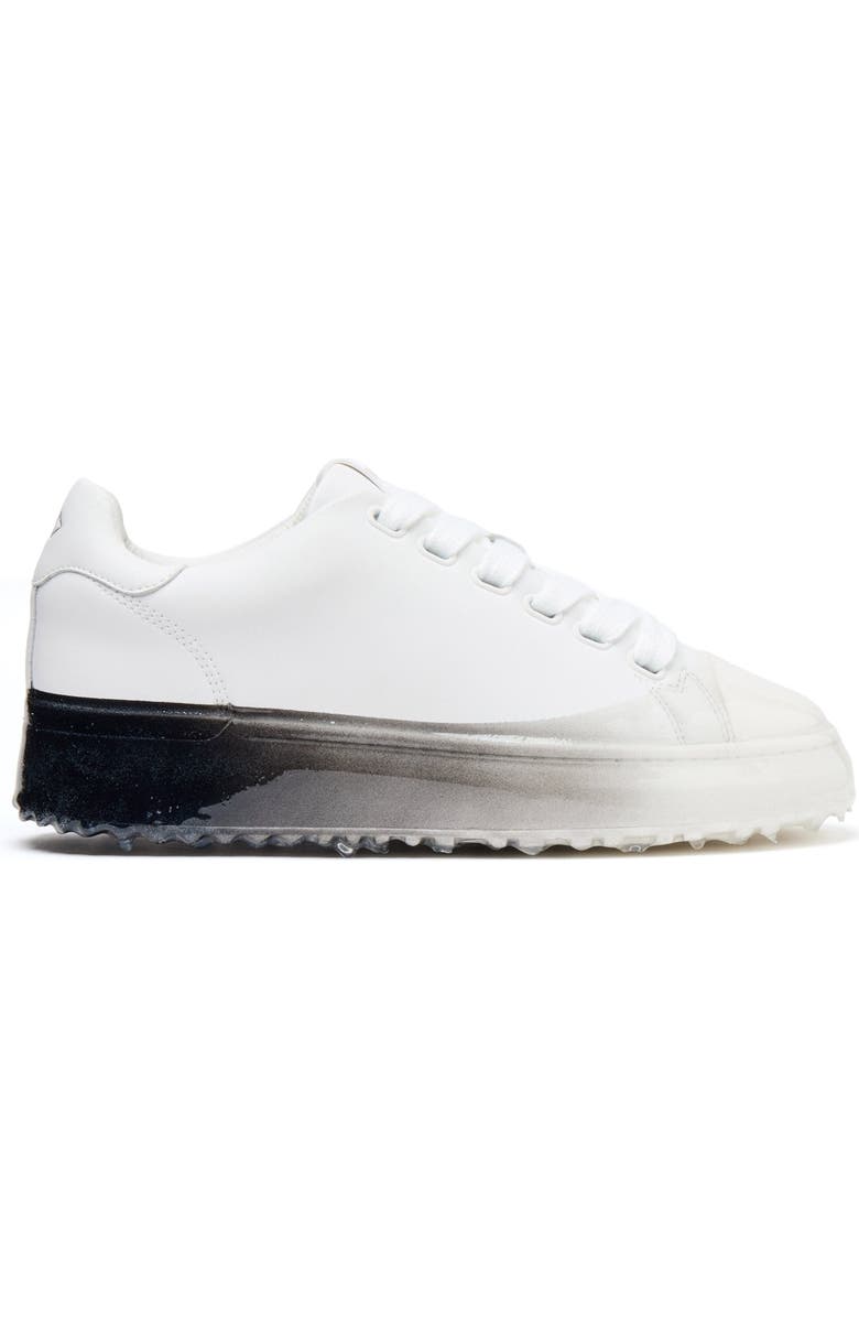 MALLET Grftr Ltc Dip Sneakers, Main, color, White / Black