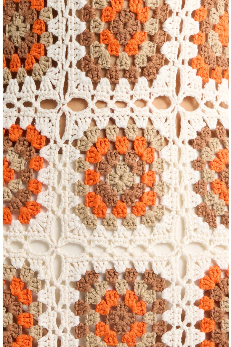 Crochet Cover-Up Dress, Alternate, color, WHITE CLAY COM