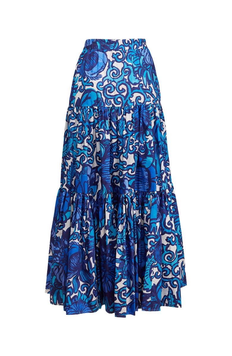 La DoubleJ Big Skirt Anemone Blue, Alternate, color, Anemone Blue
