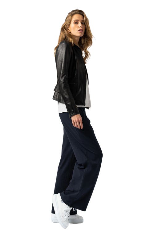 Saint + Sofia Camden Wide Leg Pant In Black