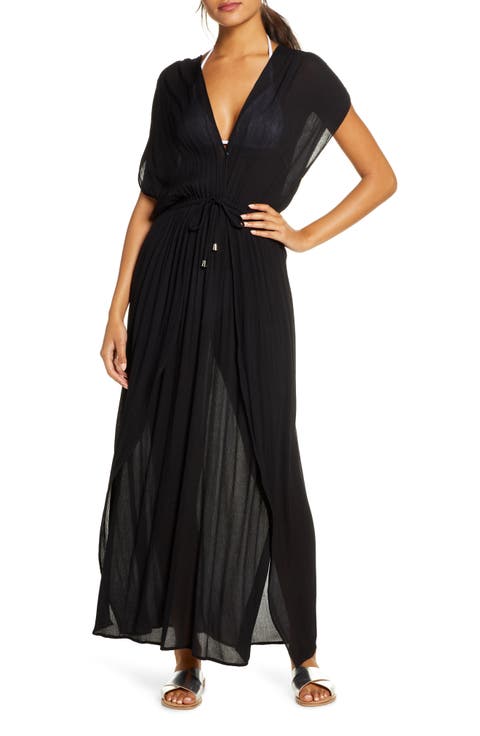 Wrap Maxi Cover-Up Dress