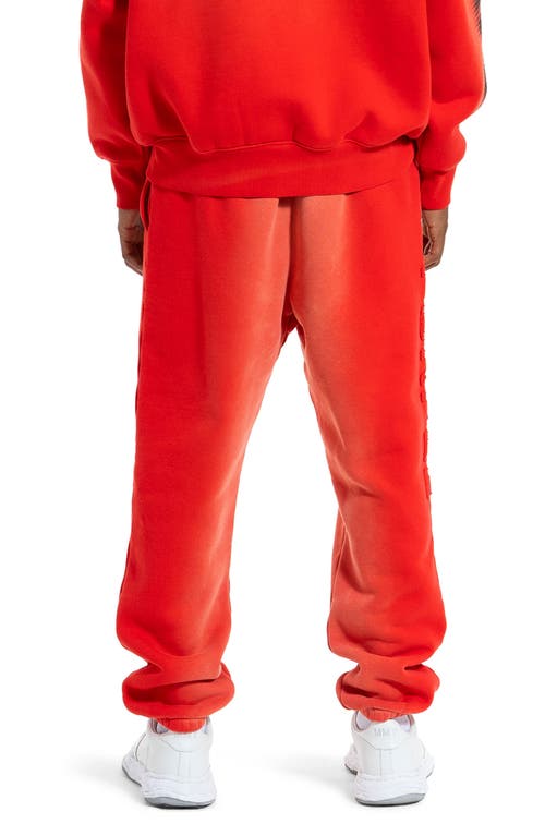 Purple Brand Hwt Fleece Track Pants In Red