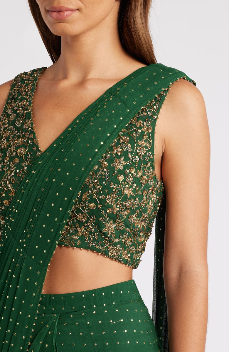 Sani Arian Drape Saree, Alternate, color, 