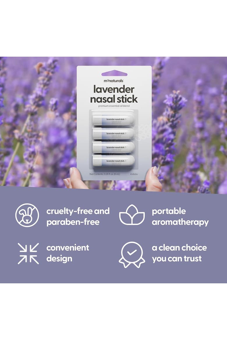 Nasal Inhaler, 4ct, Alternate, color, Lavender