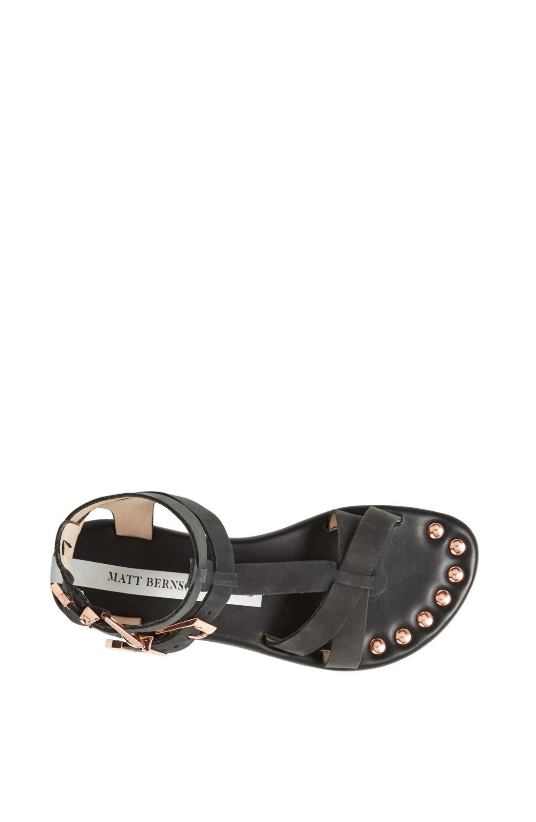 Matt Bernson 'KM' Gladiator Sandal, Alternate, color, 