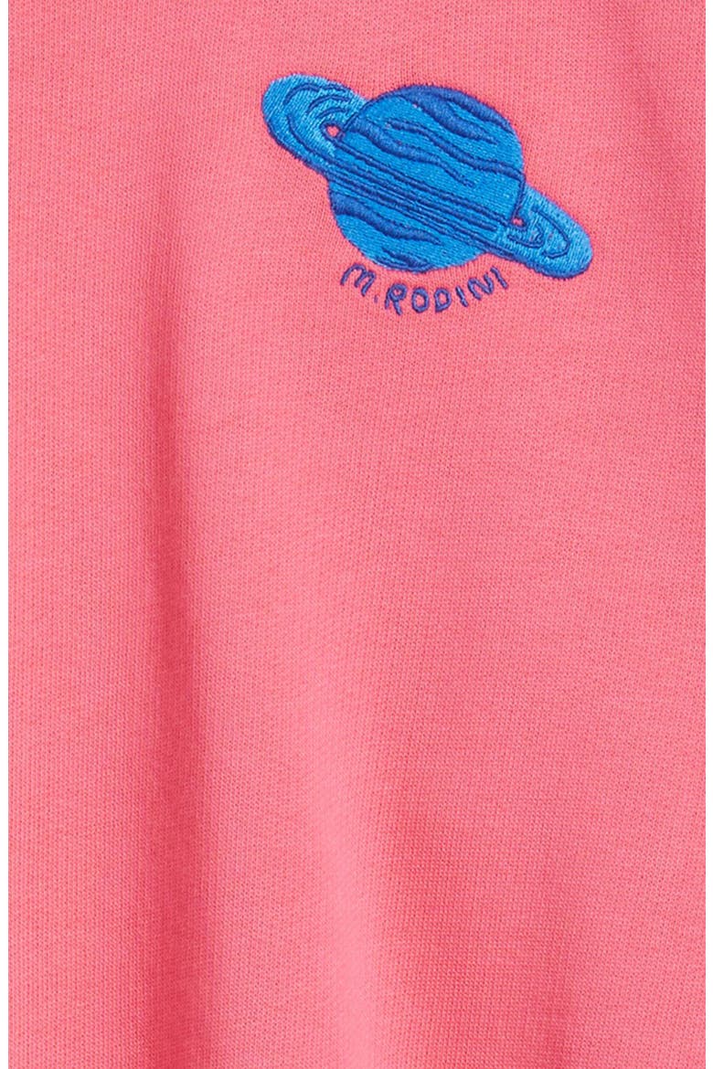 Kids' Planet Emblem Organic Cotton Crewneck Sweatshirt, Alternate, color, PINK