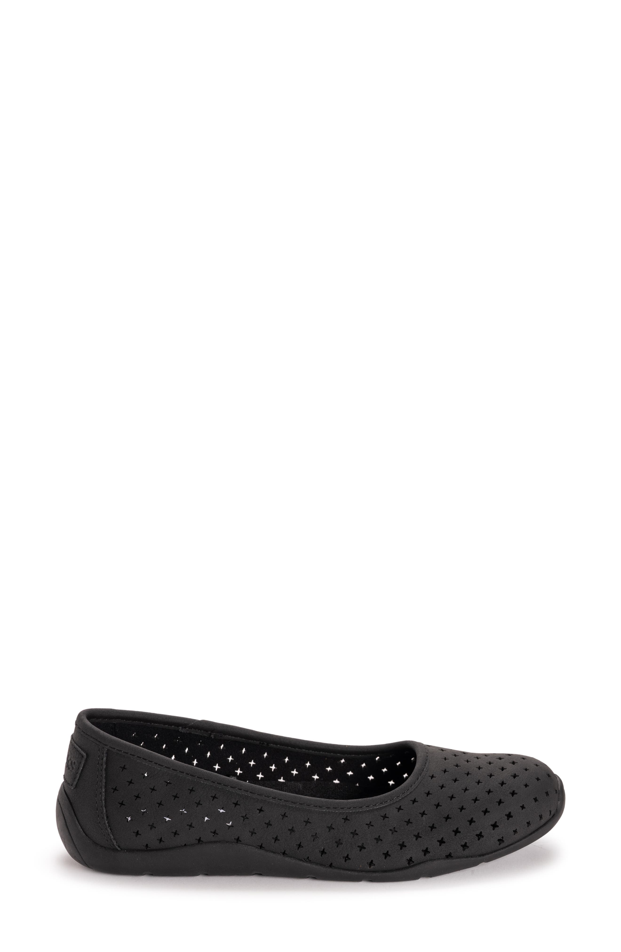 MUK LUKS Solana Skimmer Flat, Alternate, color, Black