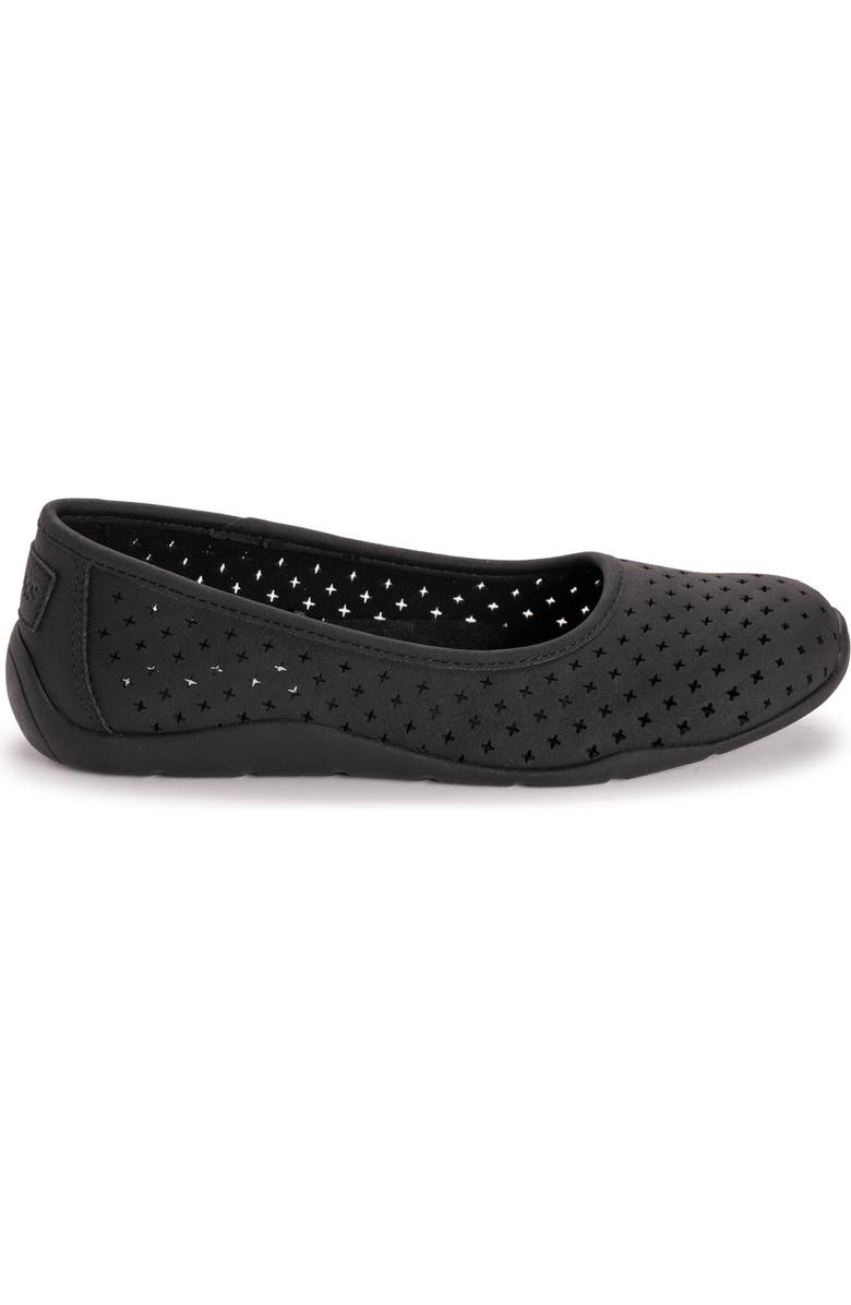 MUK LUKS Solana Skimmer Flat, Alternate, color, Black