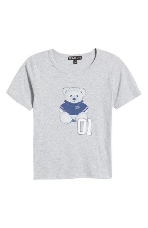 Vinyl Icons Teddy Bear 01 Graphic T-shirt In Gray
