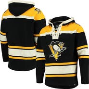 '47 Men's '47 Black Pittsburgh Penguins Superior Lacer Pullover Hoodie