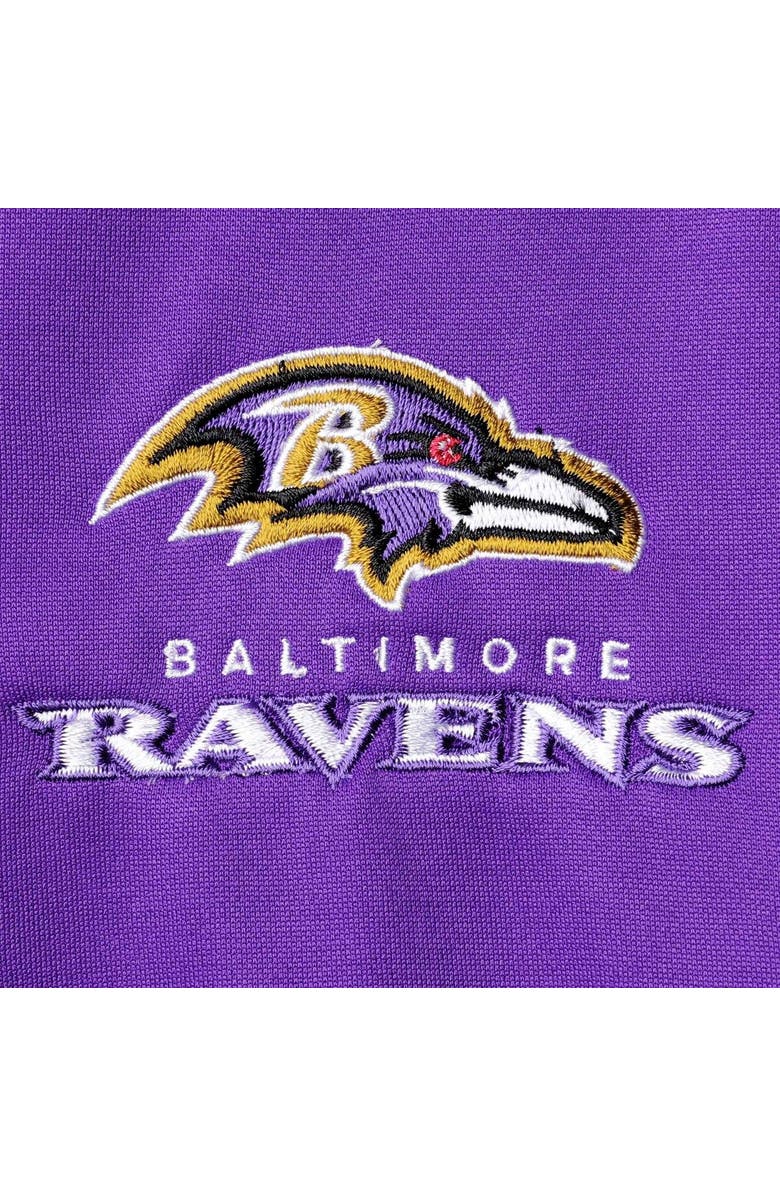 DUNBROOKE Men's Dunbrooke Purple/Black Baltimore Ravens Apprentice Full-Zip Hoodie, Alternate, color, Purple
