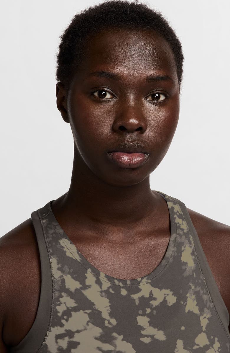 Nike Dri-FIT One Fitted Racerback Tank, Alternate, color,