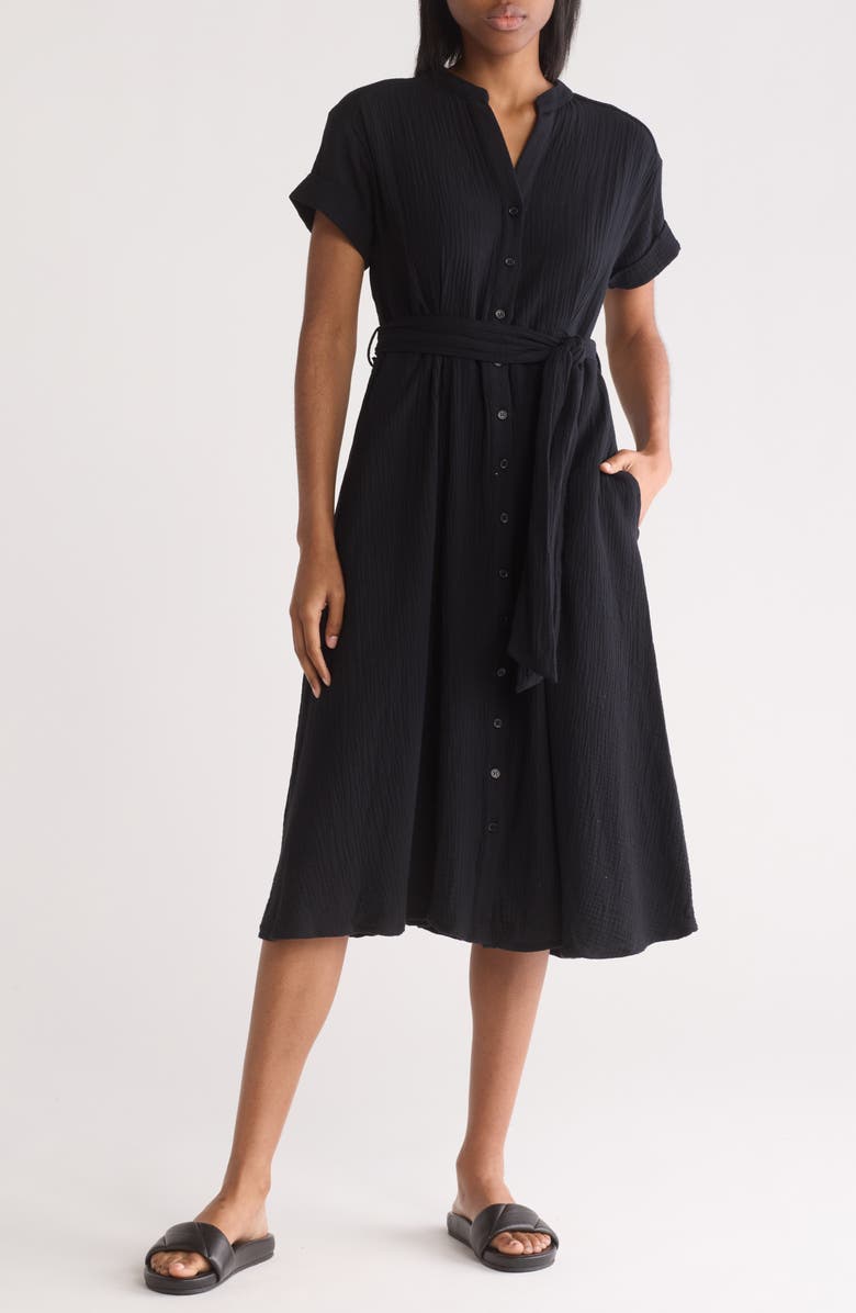 Lush Gauze Shirtdress, Main, color, 