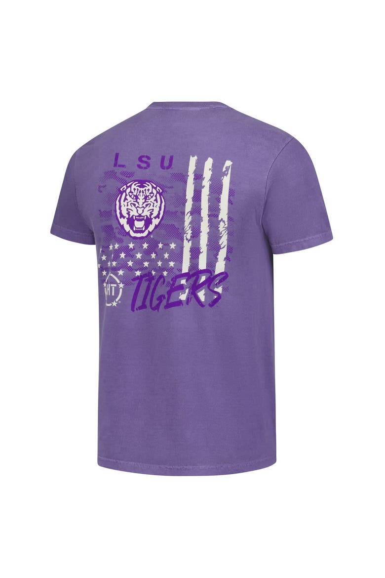 Men's  Purple LSU Tigers Comfort Colors OHT Camo Overlay T-Shirt, Alternate, color, Purple