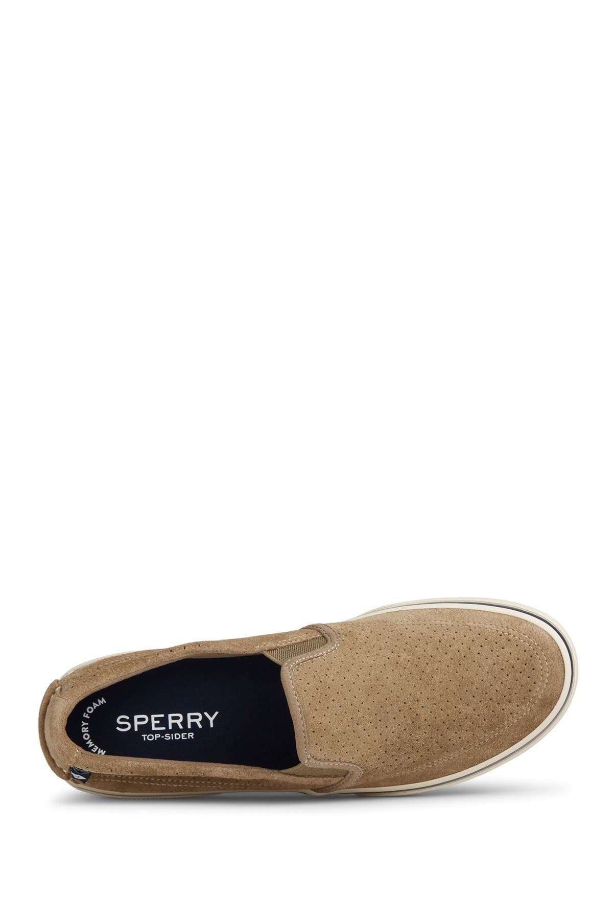 Sperry Halyard Slip-On Suede Sneaker, Alternate, color, 