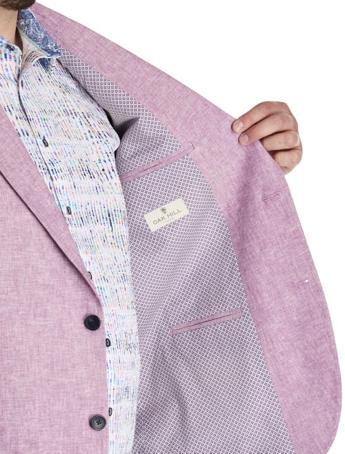 Oak Hill By Dxl Big & Tall Jacket-relaxer Linen-blend Sport Coat