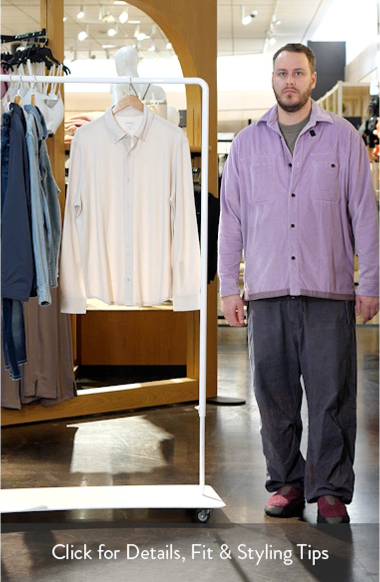 Solid Pima Cotton Piqué Button-Down Shirt, sales video thumbnail