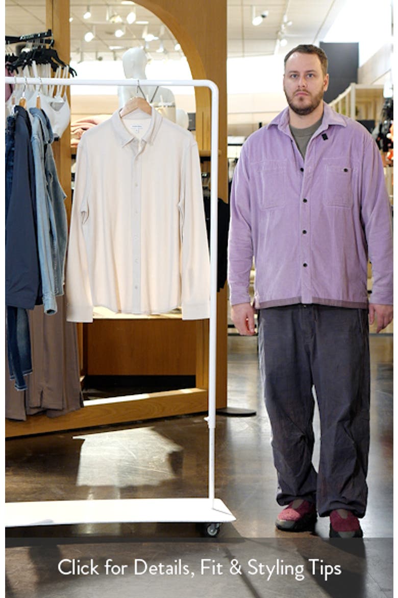 Solid Pima Cotton Piqué Button-Down Shirt video