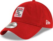 New Era Men's New Era Scarlet Wood Brothers Racing Enzyme Washed 9TWENTY Adjustable Hat
