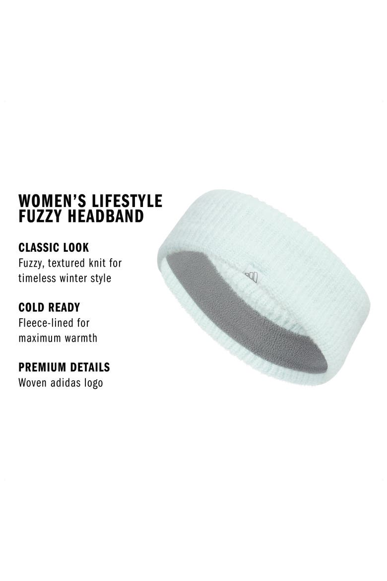 Lifestyle Fuzzy Headband, Alternate, color, HALO MINT GREEN/ GREY SIX