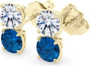 HauteCarat Double Birthstone Earrings