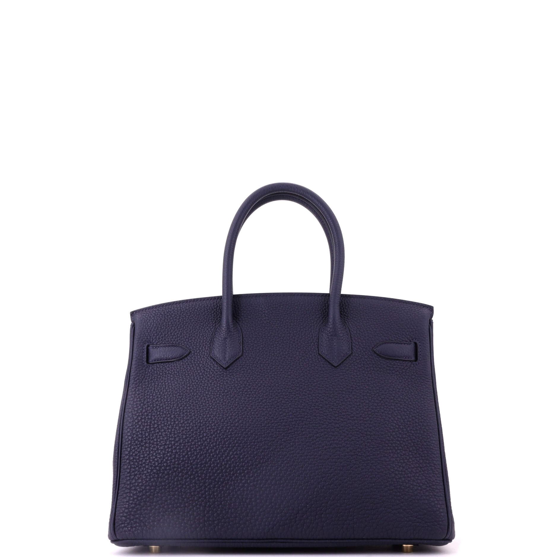 Birkin Handbag Blue Togo with Gold Hardware 30, Alternate, color, Blue