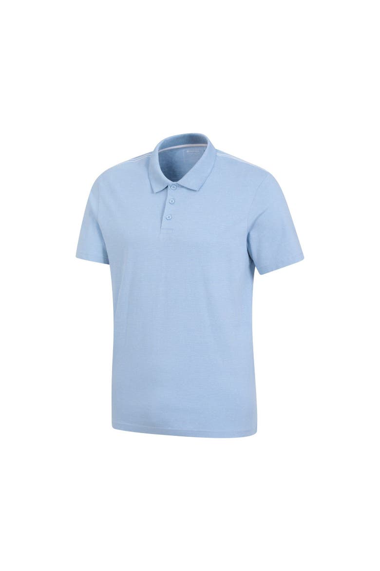 Cordyline Textured Polo Shirt, Alternate, color, Pale Blue