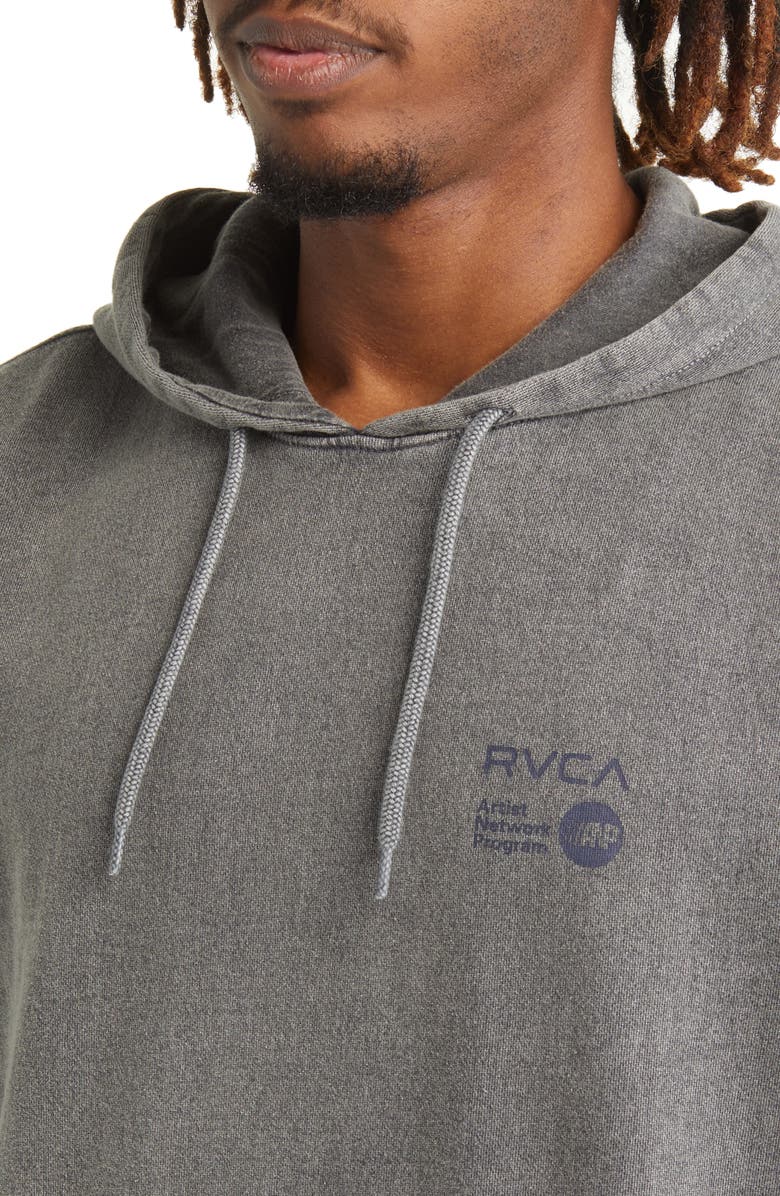 RVCA ANP Washed Pullover Hoodie, Alternate, color,
