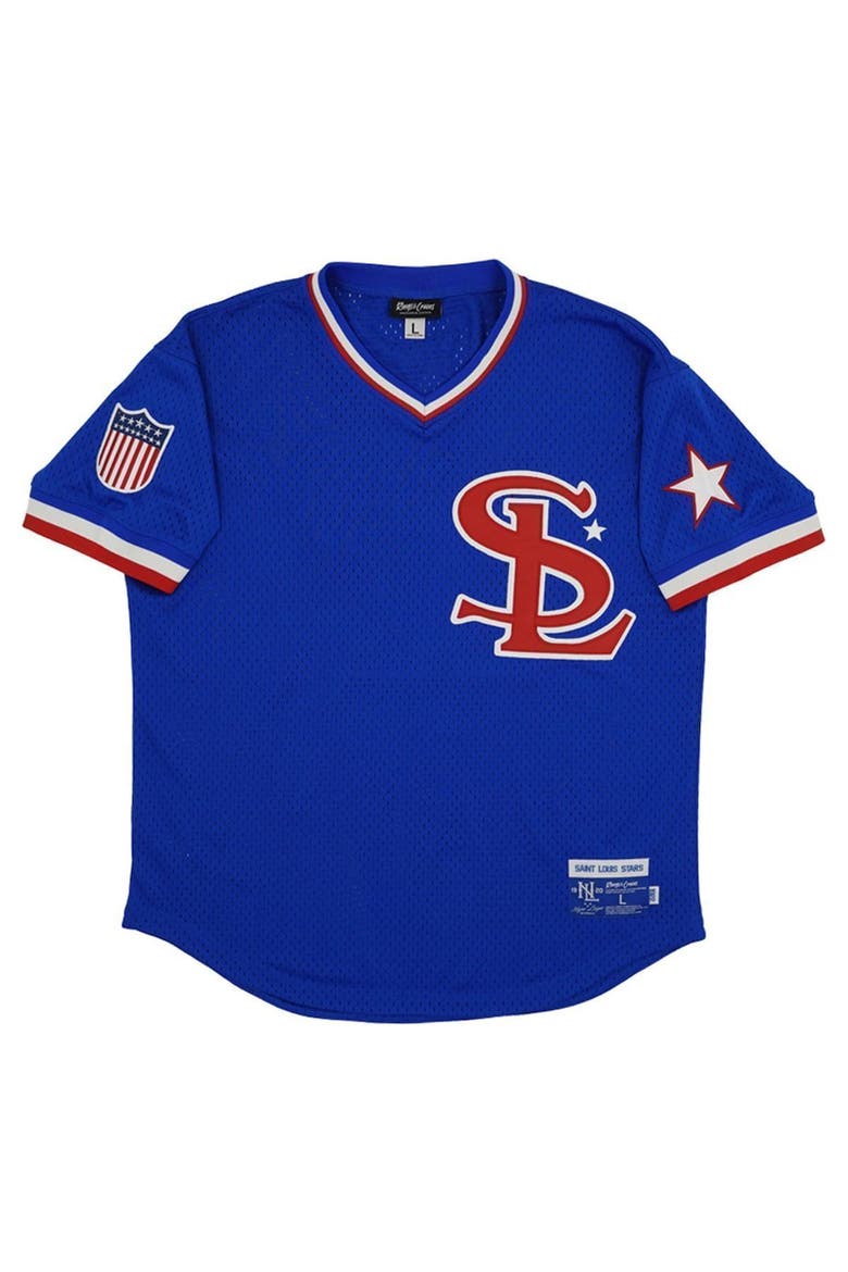 Men's Rings & Crwns #17 Royal St. Louis Stars Mesh Replica V-Neck Jersey, Alternate, color, Royal