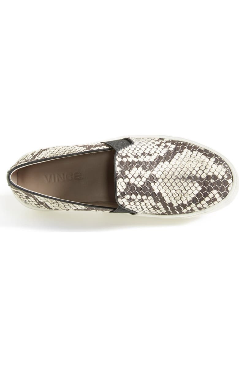 Vince 'Berlin' Slip-On Python Embossed Leather Sneaker, Alternate, color,