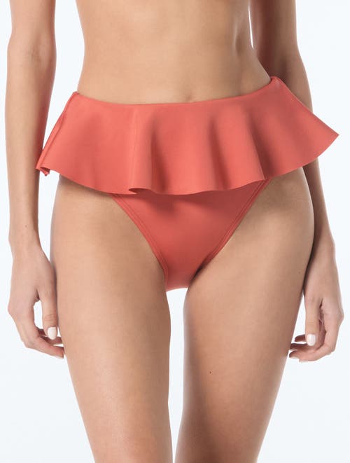 Vince Camuto Scuba Knit Skirted Bottom in Cinnabar 